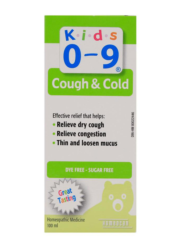 

Homeocan Kids 0-9 Cough & Cold Herbal Syrup, 100ml