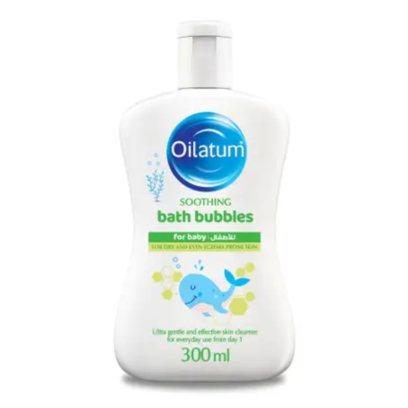 Oilatum 300ml Soothing Bath Bubbles for Babies, Multicolour