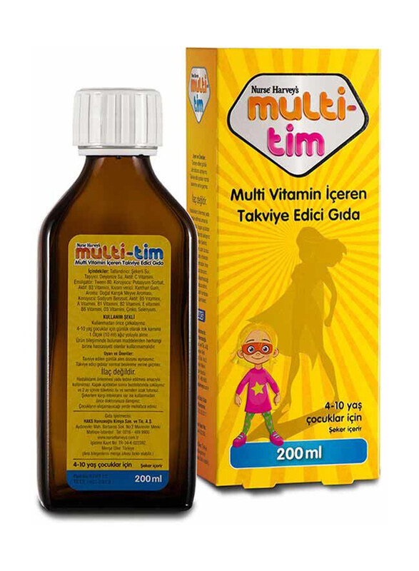 

Generic Nurse Harveys Multi-Tim Multi-Vitamins Syrup, 200ml