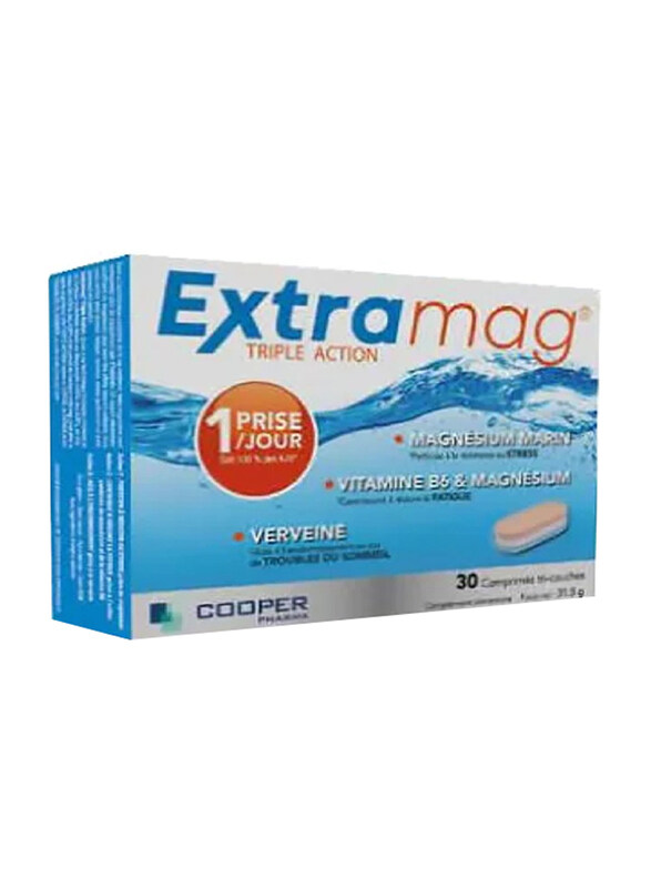 

Cooper Extramag Triple Action Tablet, 30 Tablets