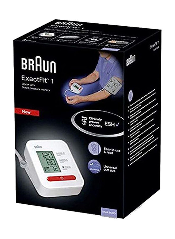 Braun BP Monitor, BUA-5000 (03003), White/Black