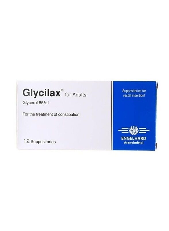 

Glycilax Glycilax for Adults, 12 Suppositories