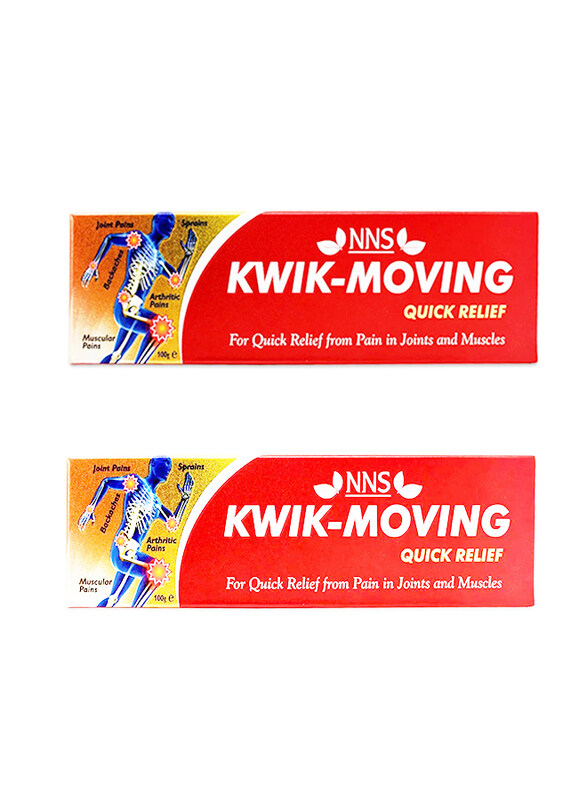 

NNS Pack Of 2 Kwik Moving Quick Relief Pain Relief Ointment 100g