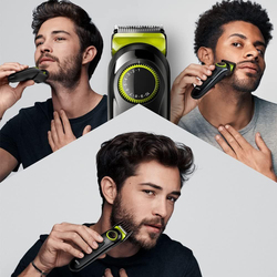 Braun Beard Trimmer, BT-3941-TS, Black/Green