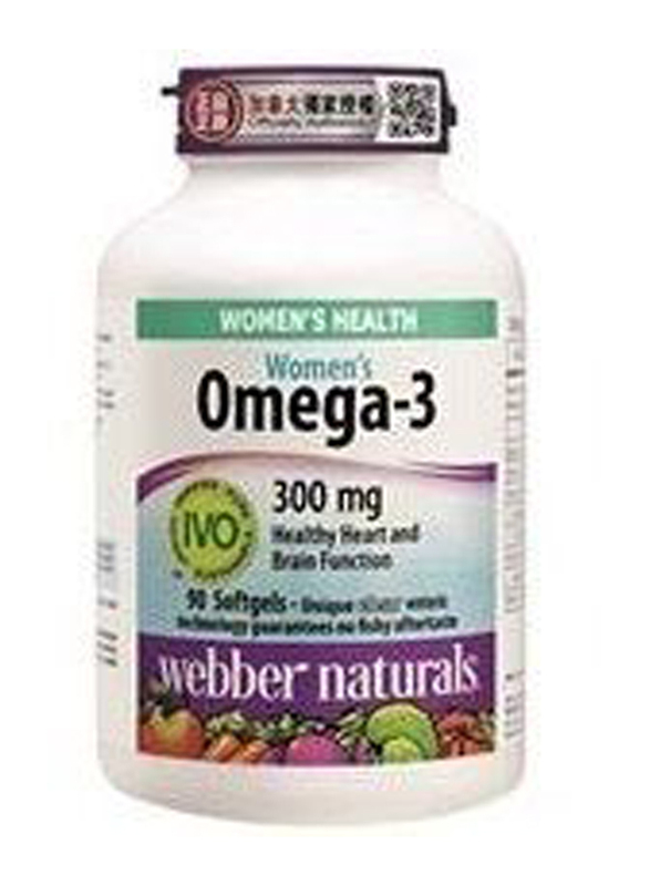 

Webber Naturals Omega-3 for Women, 90 Sofegels