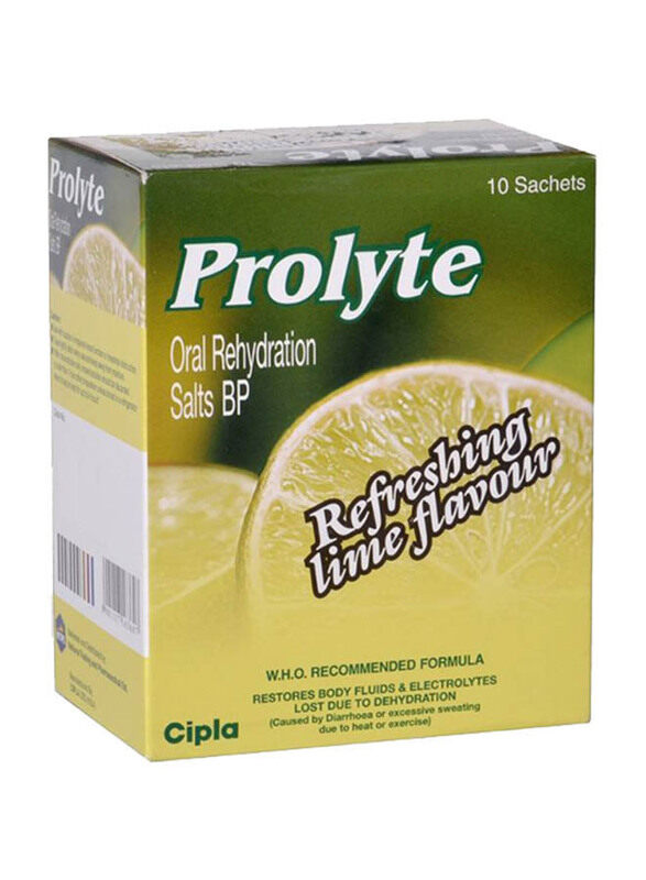 

Cipla Prolyte ORS Lemon Sachet, 4.2gm x 40 Sachets