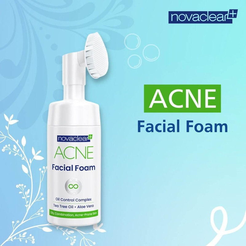 Novaclear Acne Facial Foam, 100ml