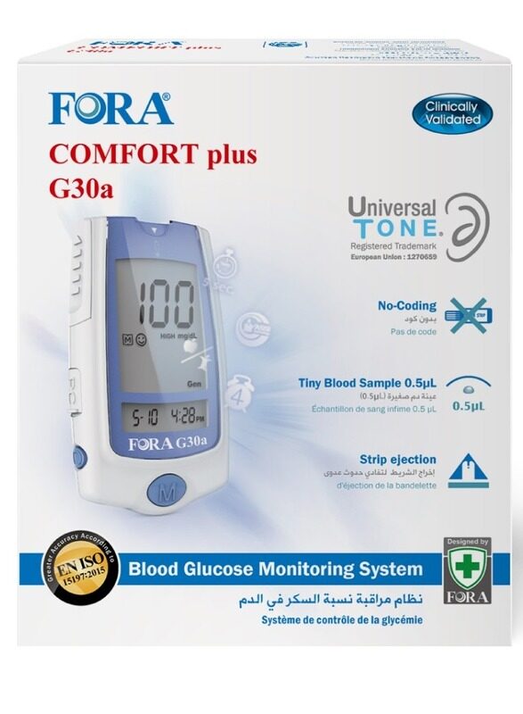 

Fora FORA COMFORT plus G30a Blood Glucose Monitoring System