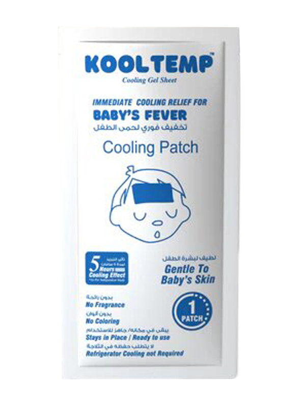 Kool Temp 6-Piece Fever Patches for Babies, Multicolour