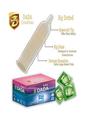 DADA Big Dotted Condom, 30 Pieces