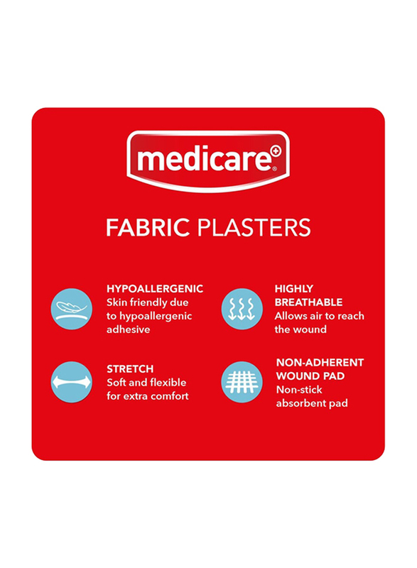 Medicare Fabric Plaster, Md02/1, 30 Plasters