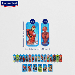 Hansaplast Marvel Plaster, 20 Strips