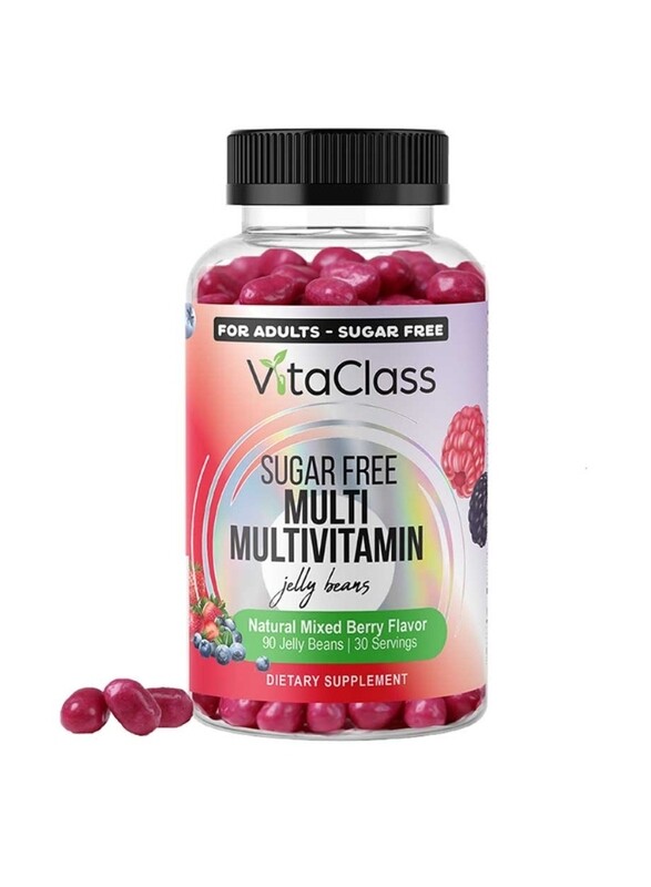 

VitaClass Sugar Free Multivitamin Jellybeans For Adults - 90 Pcs