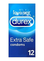 Durex Extra Safe Condoms, 12 Pieces, 64501