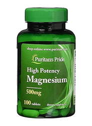 Puritan's Pride High Potency Magnesium Tablets, 500mg, 100 Tablets