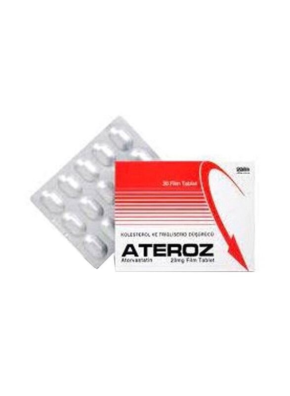 

Bilim Pharma Ateroz 20mg Tab, 30 Tablets