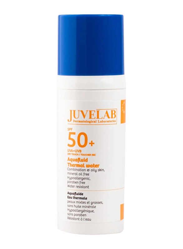 Juvelab Aquafluid Thermal Water SPF 50+ Sunscreen Cream, 40ml