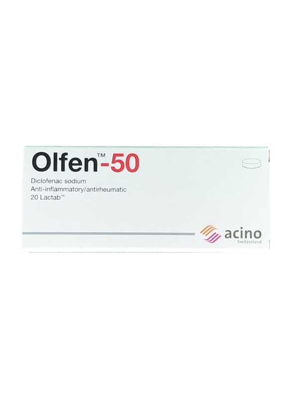 Acino Olfen 50Mg Lactab, 20 Tablets