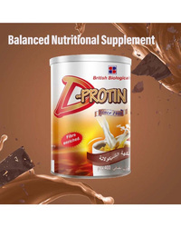 British Biologicals D-Protin Chocolate Flavour Powder, 400gm