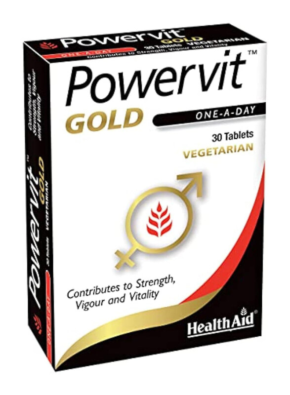 

Health Aid Powervit Gold One-A-Day, 30 Veg Tablets