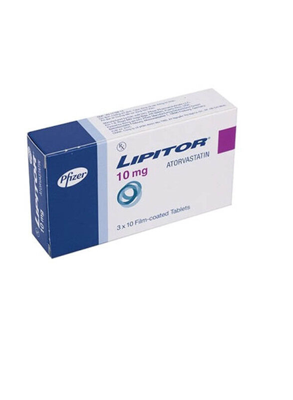 

Pfizer Lipitor Tablets, 10mg, 30 Tablets