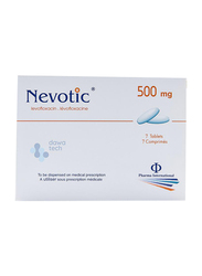 Pharma International Nevotic Tablets, 500mg, 7 Tablets