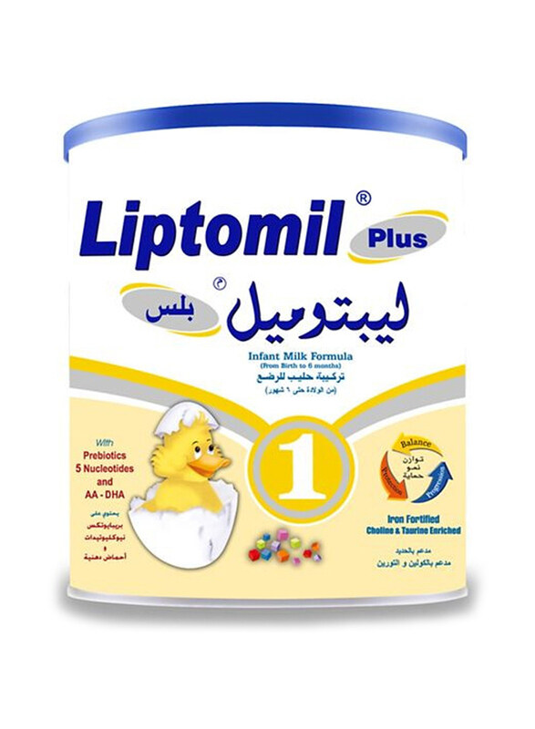 

Liptomil Plus 1 Infant Formula, 400g