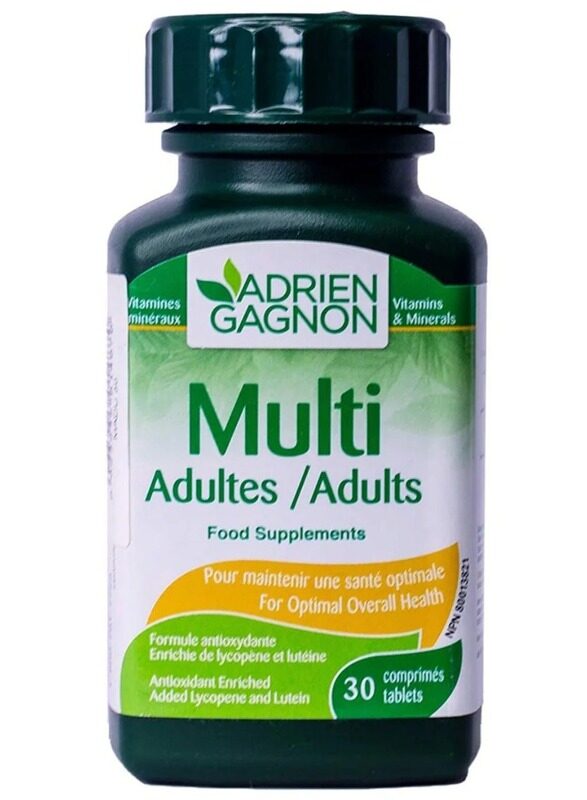 

ADRIEN GAGNON Gagnon Multi Adult Food Supplement, 30 Tablets