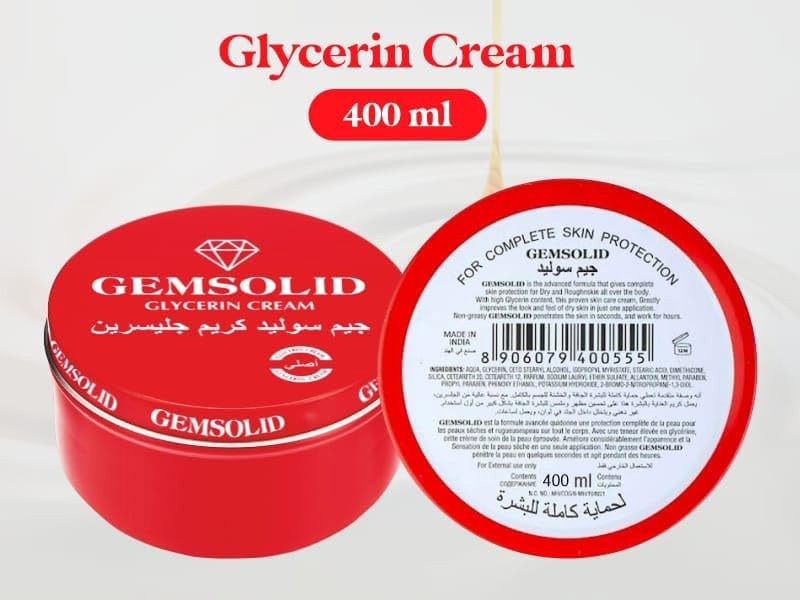 Gemsolid Glycerin Cream, 400ml