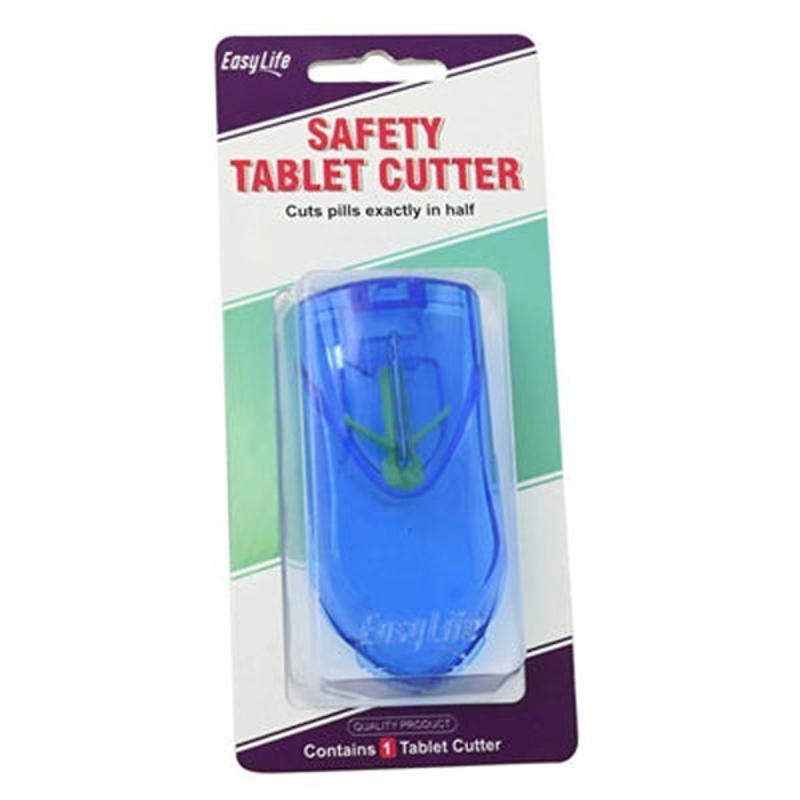 Easy Life Safety Tablet Cutter, Blue