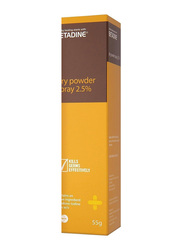 Betadine Dry Powder Spray, 55 gm