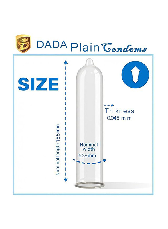 DADA Plain Condom, 30 Pieces