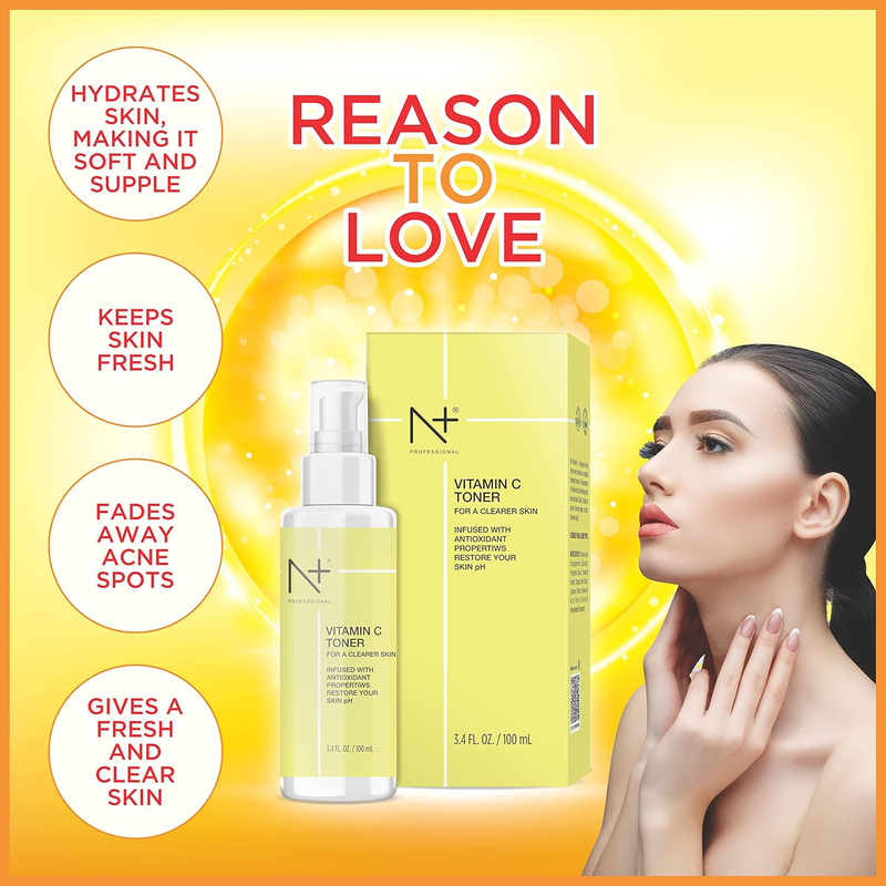 N+ Professional Vitamin C Face Toner, 100ml