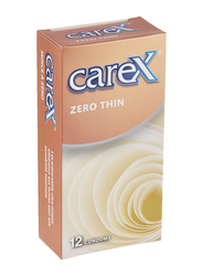 Carex Zero Thin Condom, 12 Pieces