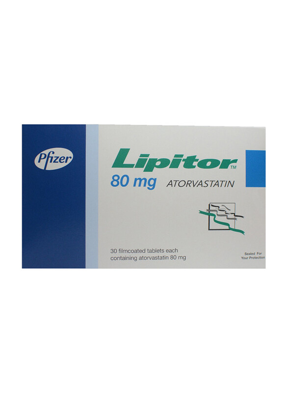 

Pfizer Lipitor Tablets, 80mg, 30 Tablets