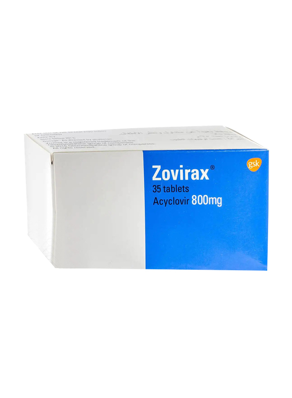 GSK Zovirax, 800mg, 35 Tablets