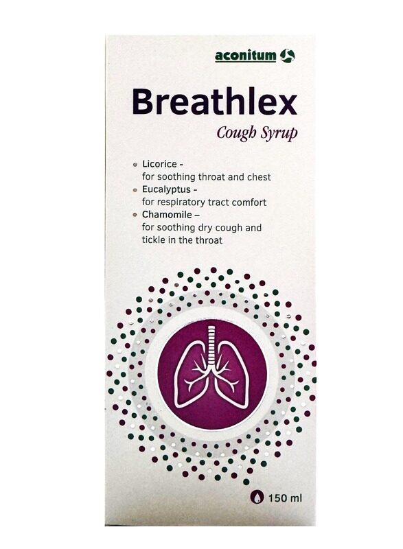 

Aconitum Breathlex Cough Syrup 150Ml
