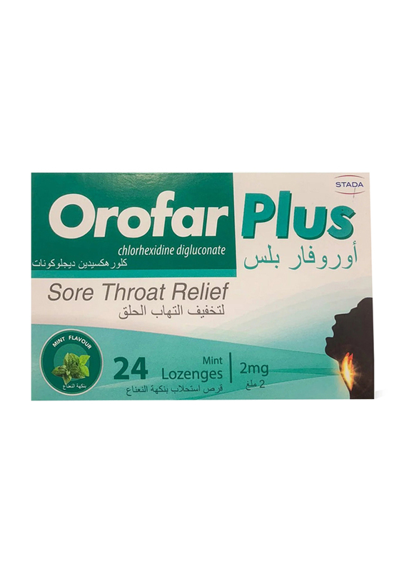 Stada Orofar Plus Mint, 24 Lozenges