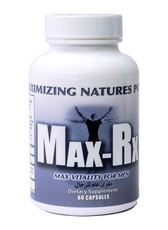 Max-RX Max Vitality For Men, 60 Capsules