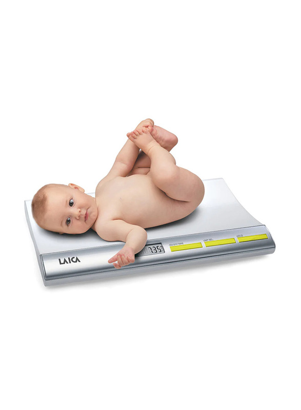 Laica Black & White Baby Scale, Ps3001, Silver