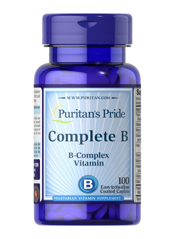 

Puritan's Pride Complete B Multivitamin, 100 Caplets