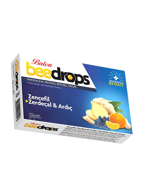 

Balen Beedrops Ginger/Mandarin Flavored Lozenges, 24 Lozenges