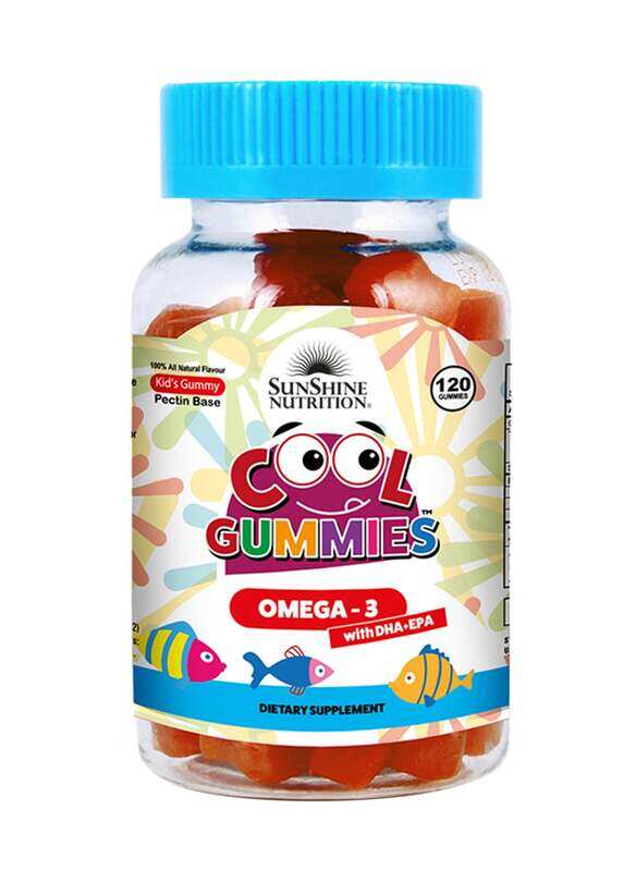 

SUNSHINE NUTRITION Cool Gummies Kids Omega3 With Dha/Epa 120'S