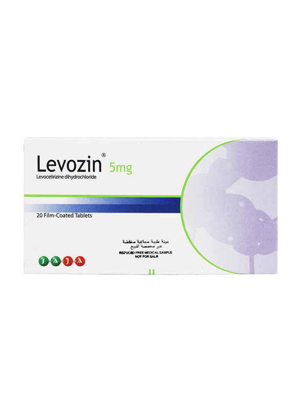 SAJA Pharmaceutical Levozin, 5mg, 20 Tablets