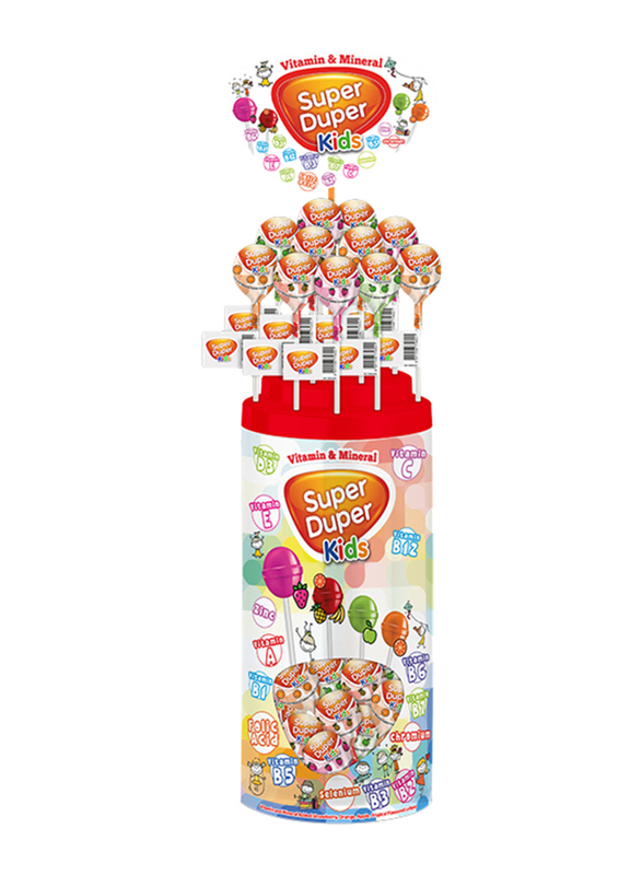 Super Duper Zero Sugar Kids Lollipops, 150 Chews