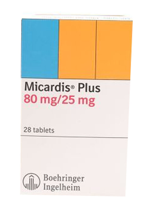 

Boehringer Ingelheim Micardis Plus 80 Mg/ 25 Mg Tablet, 28 Tablets
