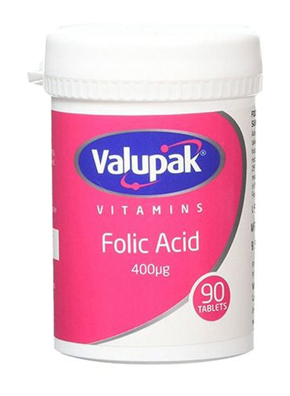 Green Pharma Folic Acid, 400mcg, 90 Tablets