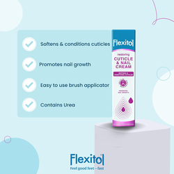 Flexitol Hand & Nail Cuticle Cream, White