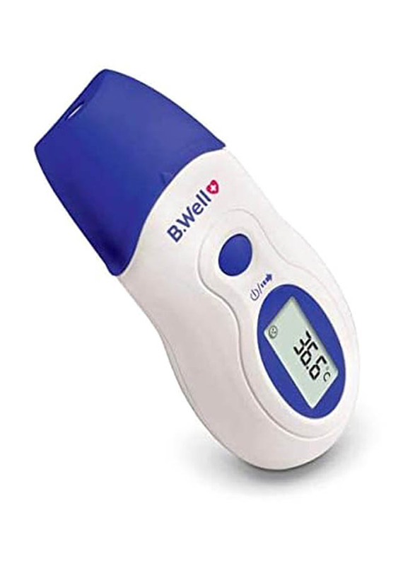 B.Well WF-1000 Infrared Ear & Forehead 2in1 Digital Thermometer, White