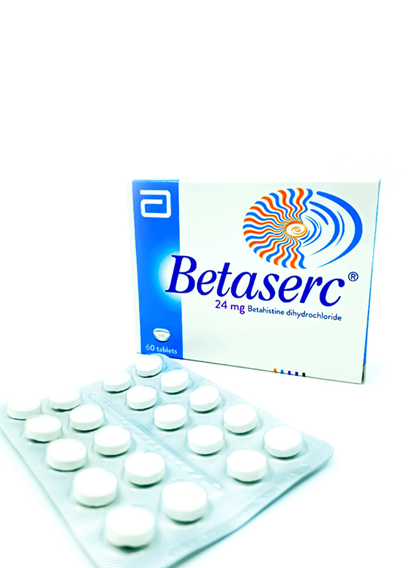 

Abbott Laboratories Betaserc, 24Mg, 60 Tablets